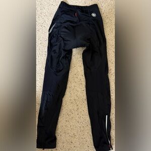 Black Padded Cycling Leggings